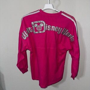 Disney Parks Walt Disney World Pink Imagination Collection Spirit Jersey Small